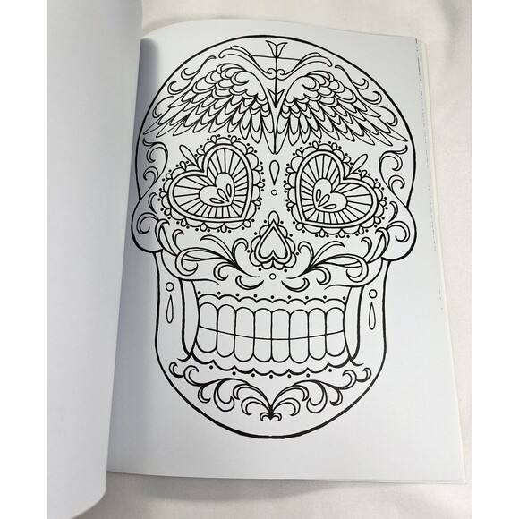 Marked in Ink A Tattoo Coloring Book by Megan Massacre Trade Paperback - Picture 11 of 13